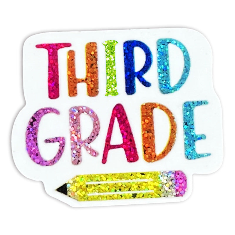 Wholesale teacher brooch school season back to school grade brooch