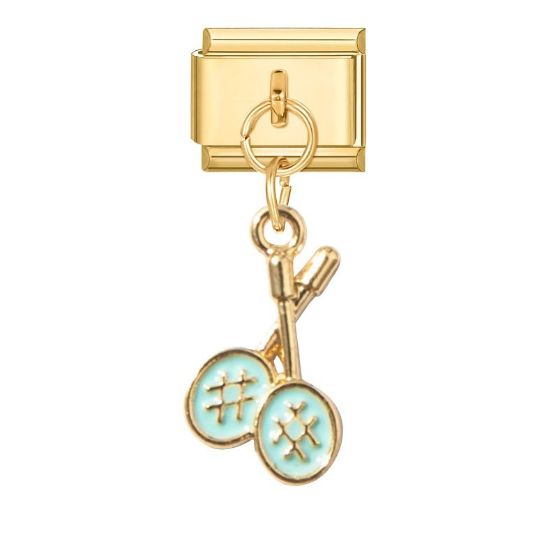 Wholesale 9mm Italian Charm Starter Bracelets DIY Pendant Style Stainless Steel Composable Bracelet