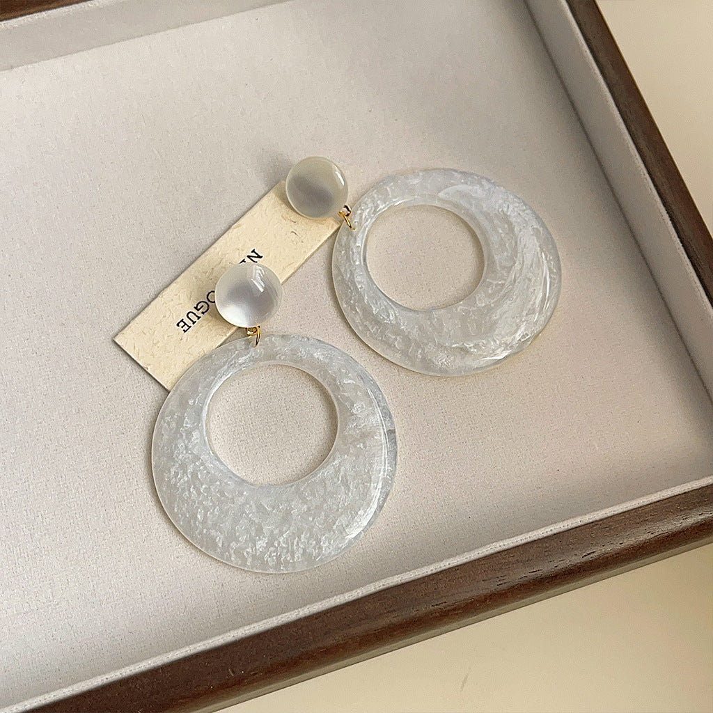 Wholesale Retro Vintage Maillard Cute Acrylic Earrings