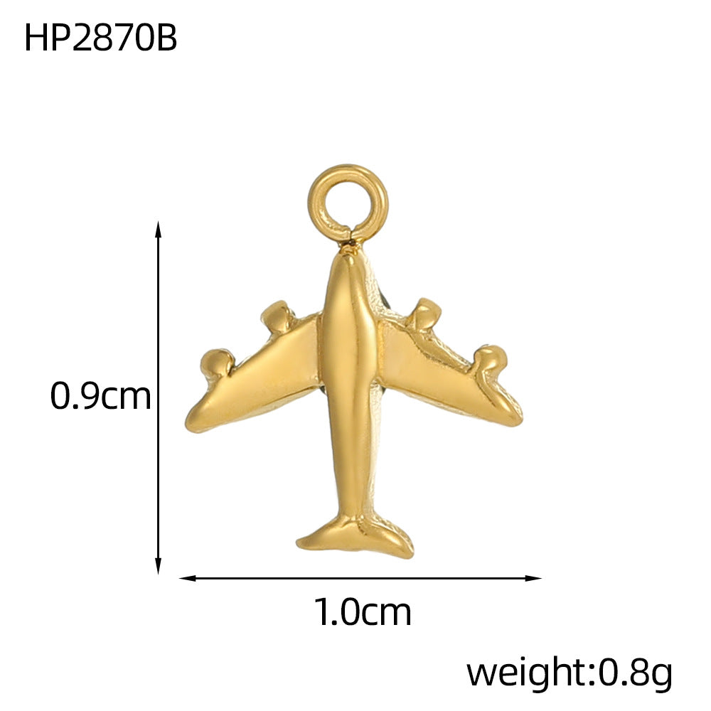 Wholesale Stainless steel three-dimensional pendant