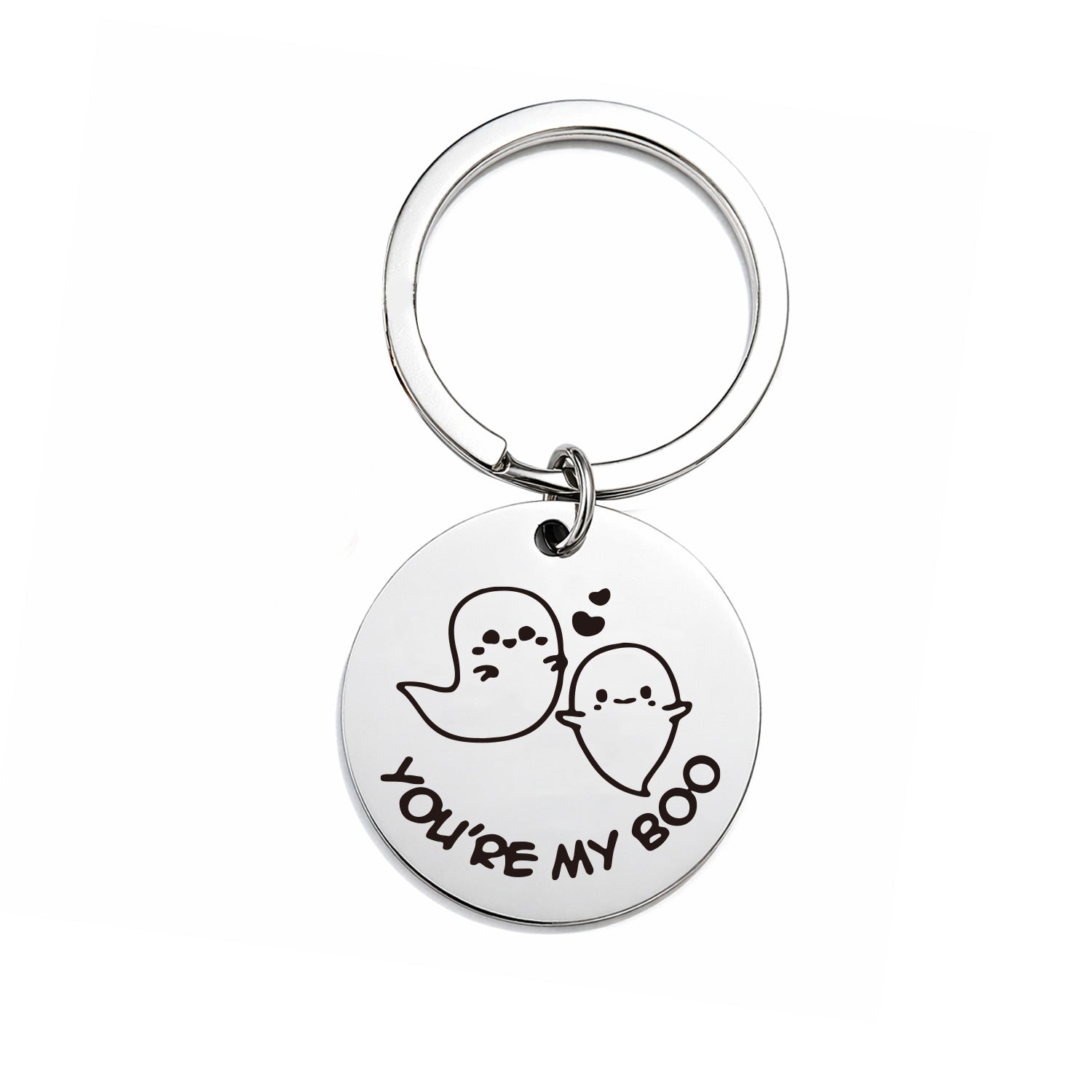 Wholesale Stainless Steel Keychain with Laser Engraving and UV Printing,  Customizable Car Key Accessory for