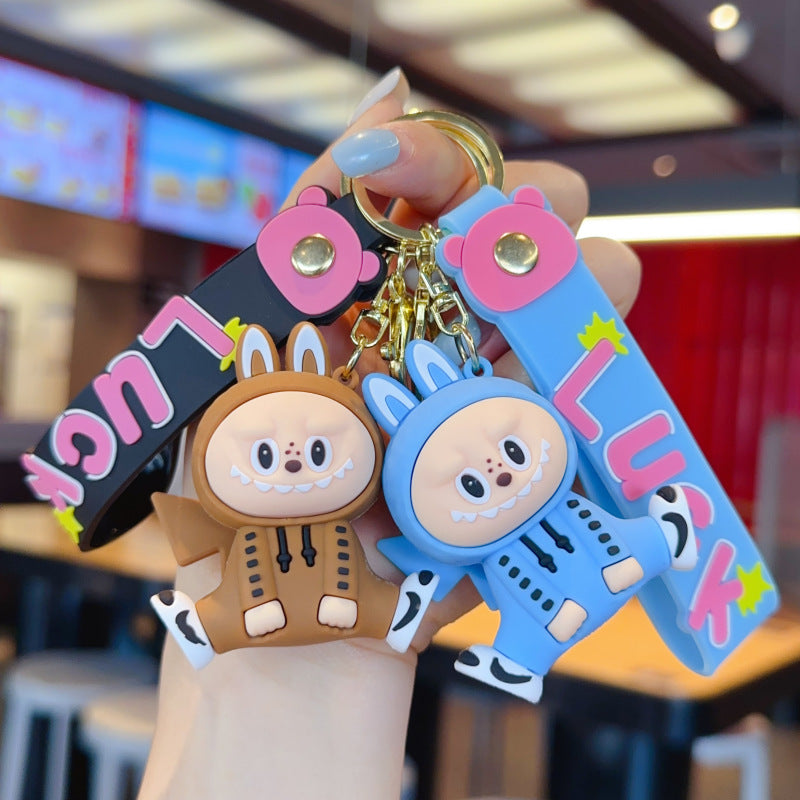 Wholesale Cute cartoon silicone keychain