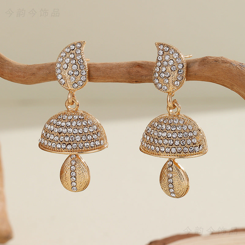 Wholesale  Bohemian Middle East Indian Heart-shaped Earrings