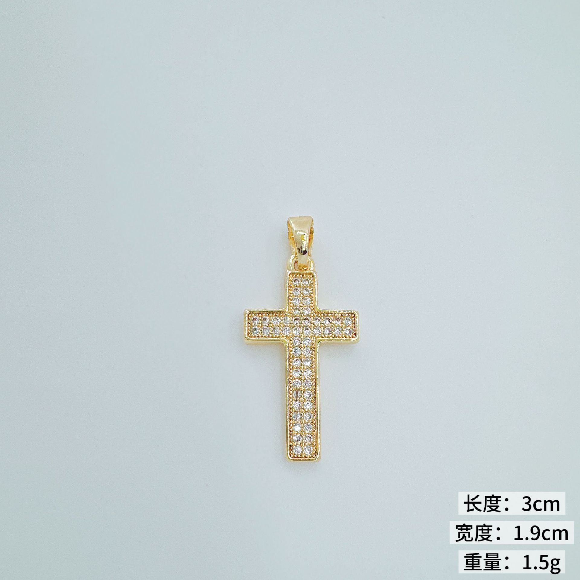 Wholesale Gold-Plated Copper Pendant with Zircon,  Bag Charm for Women
