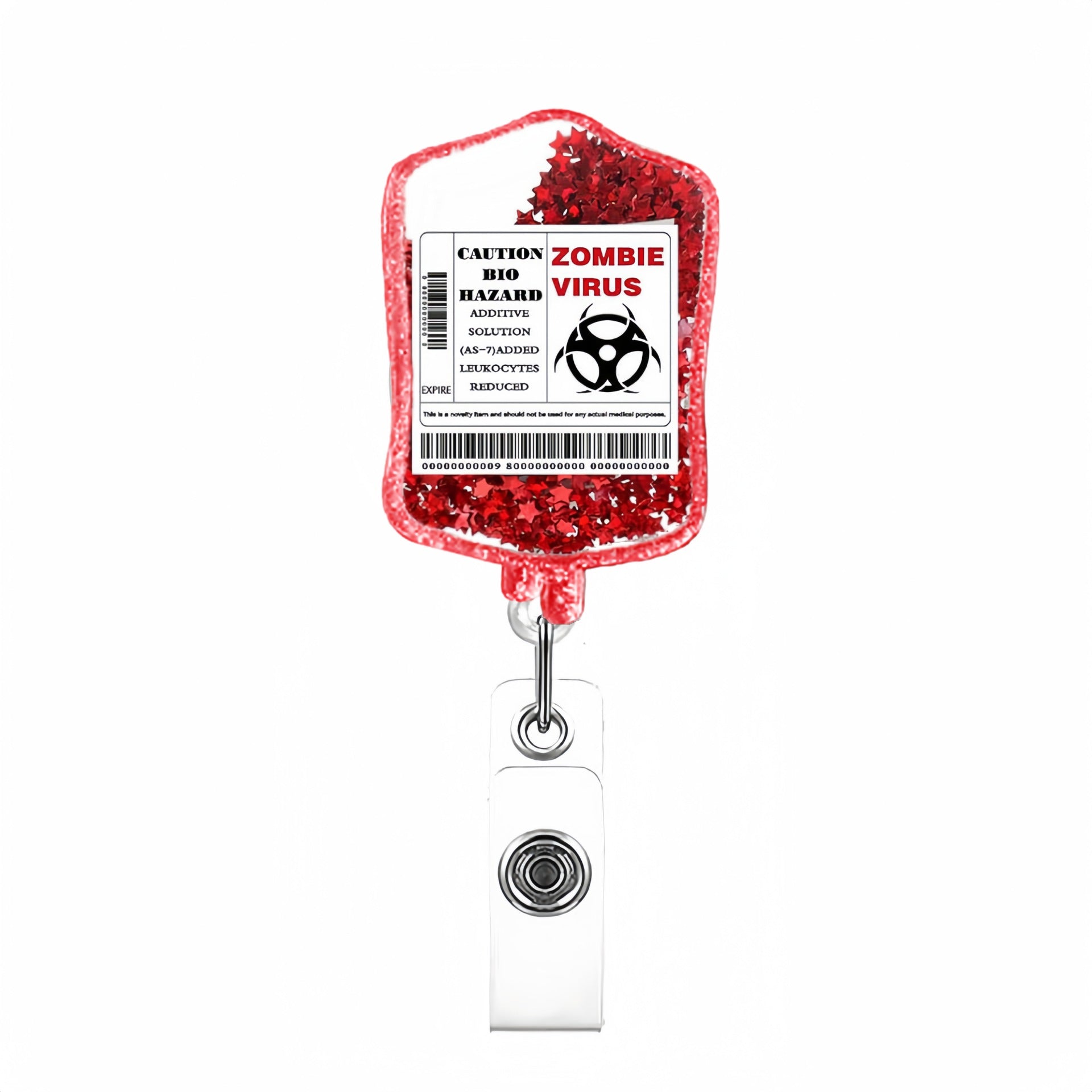 Wholesale IV Bag Design Liquid Glitter Retractable Badge Reel Fashion Accessory for ID Cards Boutique Resale