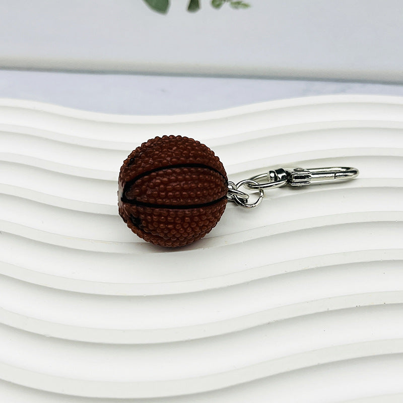 Wholesale  mini basketball keychain