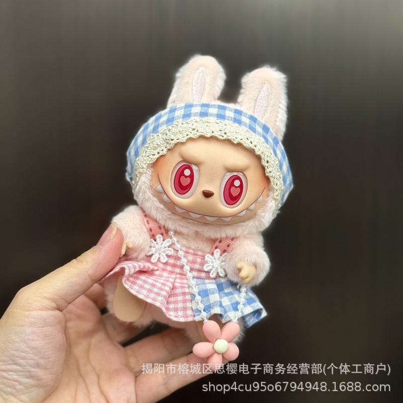 Wholesale Cute cartoon doll clothes set toy