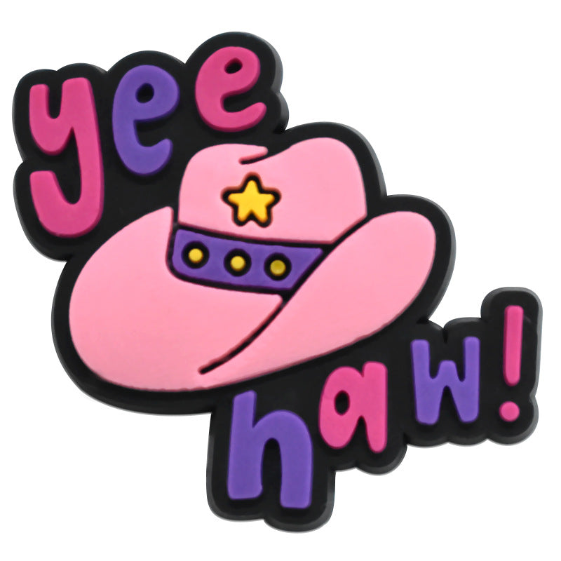 Wholesale Random 100pcs Pink Denim Series Shoes Accessories Shoes Charms ACC-SC-RYY051