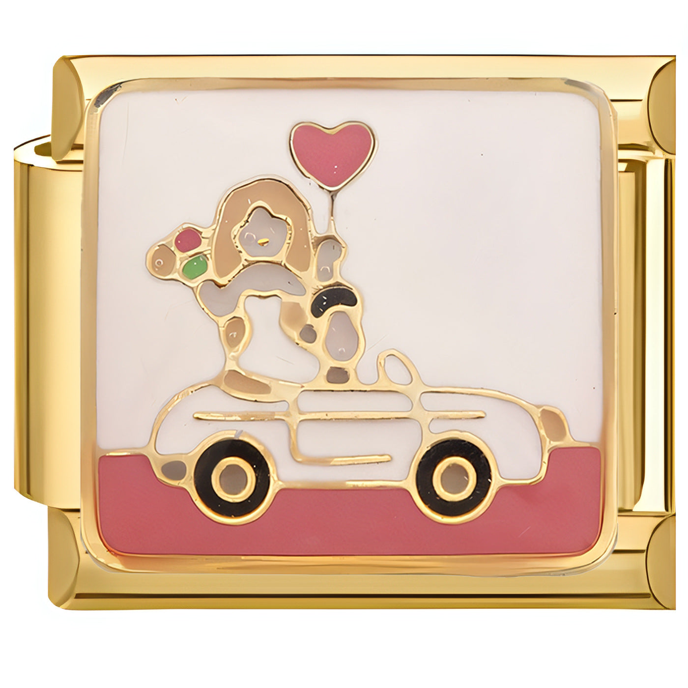 Wholesale Italian Charm Bracelet 9mm DIY Splicing Creative Digital Stainless Steel Composable Bracelet