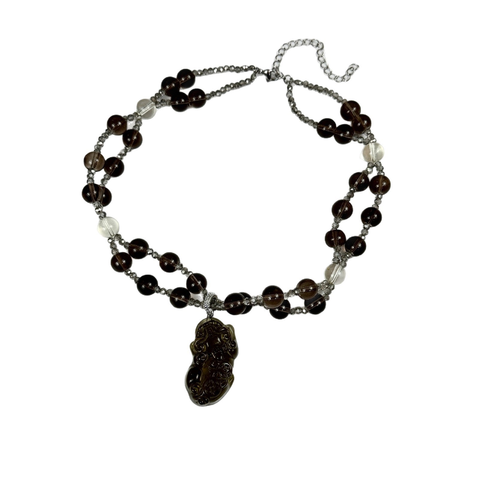 Wholesale Natural Tiger Eye Crystal Necklace