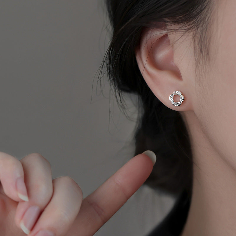 Wholesale 925 Sterling Silver Geometric Earrings