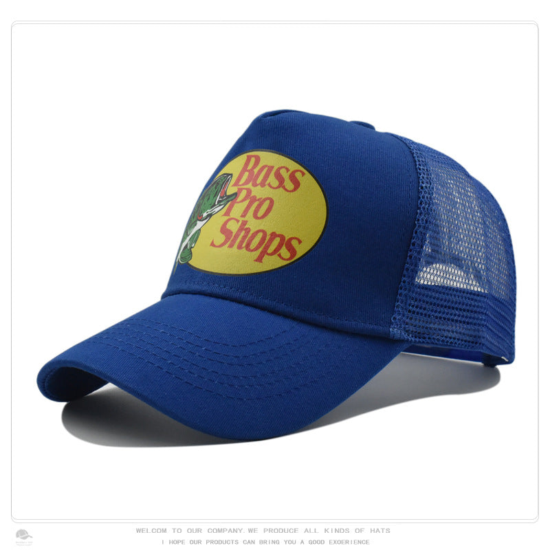 Wholesale Solid color printed outdoor fishing sun protection men' s baseball cap hat