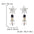 Wholesale  Christmas Earrings  All-match  Christmas Snowman Diamond Earrings