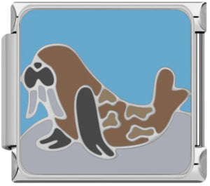 Wholesale Italian Charm Bracelet 9mm DIY Splicing Removable Undersea Life Stainless Steel Composable Bracelet