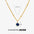 Wholesale December 18K Gold Stainless Steel Diamond Necklace