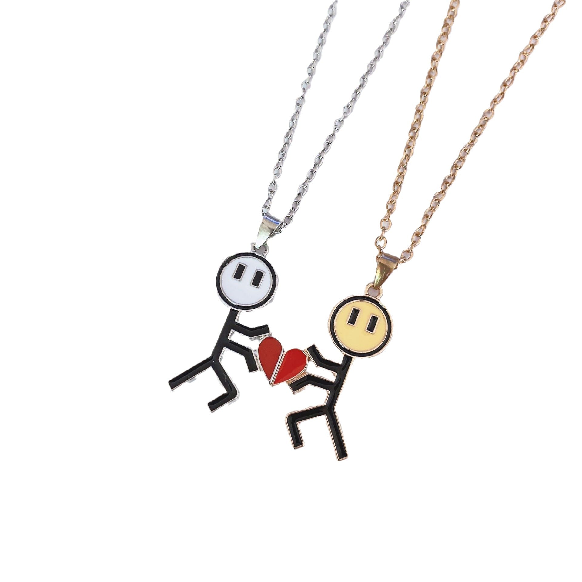 Wholesale Love Magnet Necklace Clavicle Chain Heart Necklace ACC-NE-JiuS012