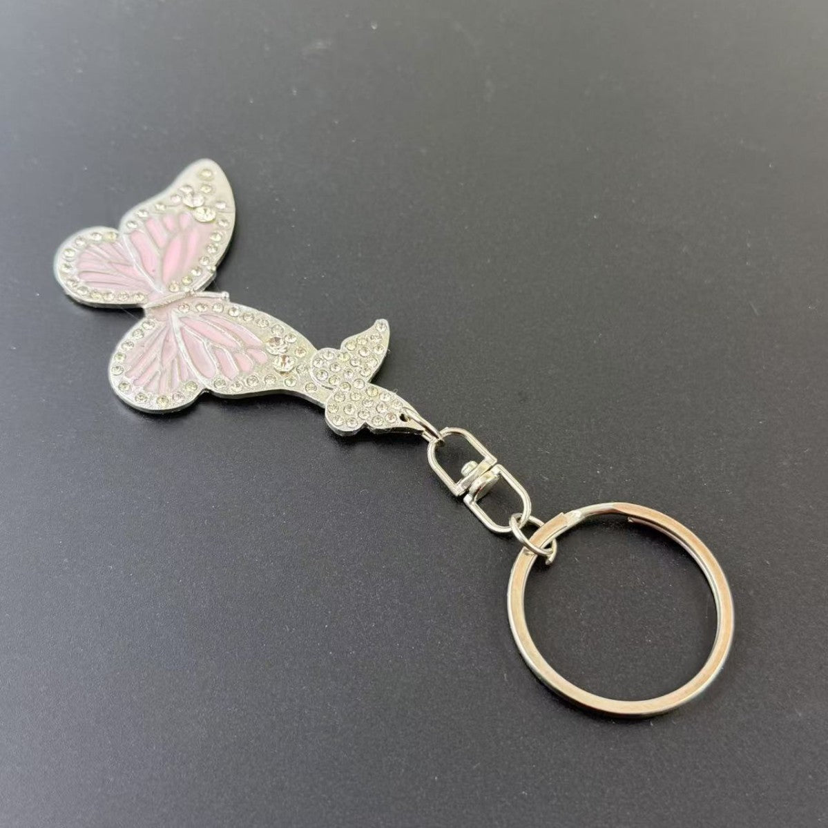 Wholesale Pink Butterfly Pendant Key Chain Pendant Key Chain