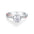 Wholesale 925 sterling silver half-body color separation D ring
