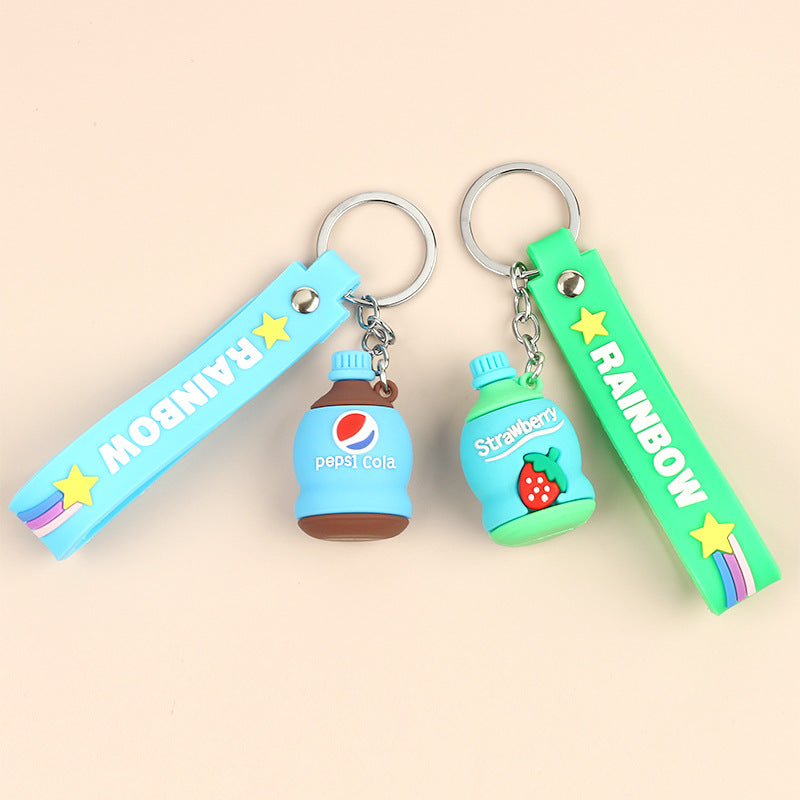 Wholesale Cartoon Cute PVC Soft Glue Keychains ACCVIP-KC-HongAo001