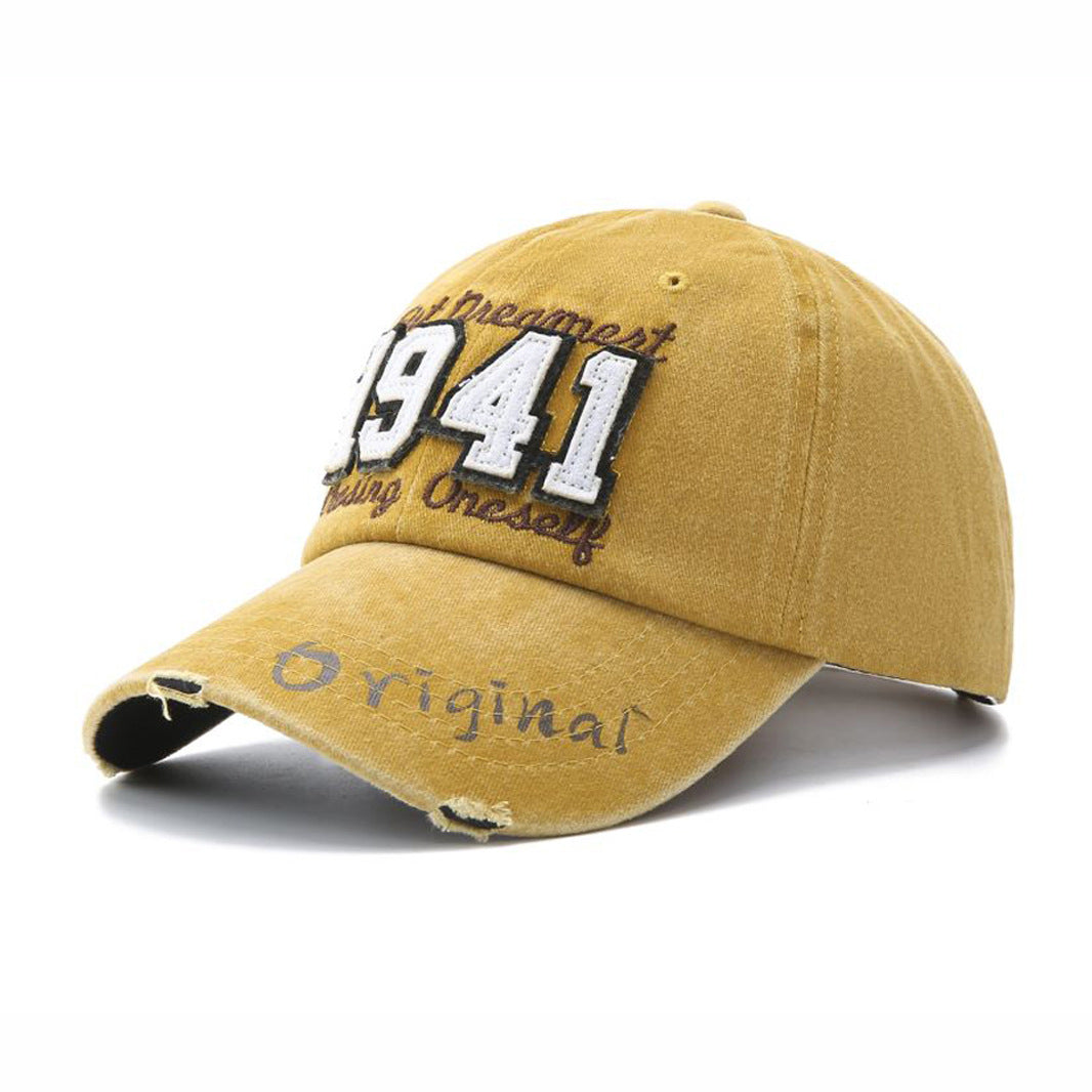 Wholesale 1941C letter patch embroidery baseball cap