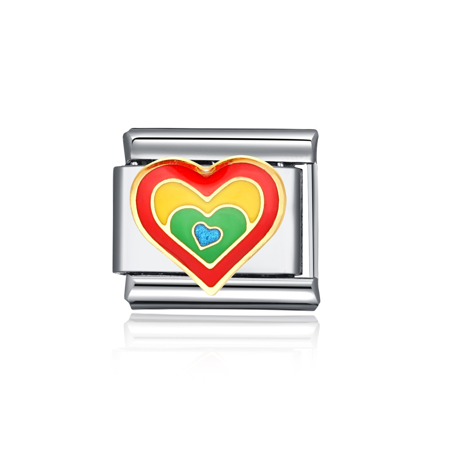 Großhandel italienisches Charmearmband 9mm DIY Spleißen süßer kreativer Anhänger Edelstahl komponierbares Armband