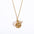 Wholesale  Micro Set Zircon Twelve Constellation Rune New Moon Moon Opal Pendant Necklace