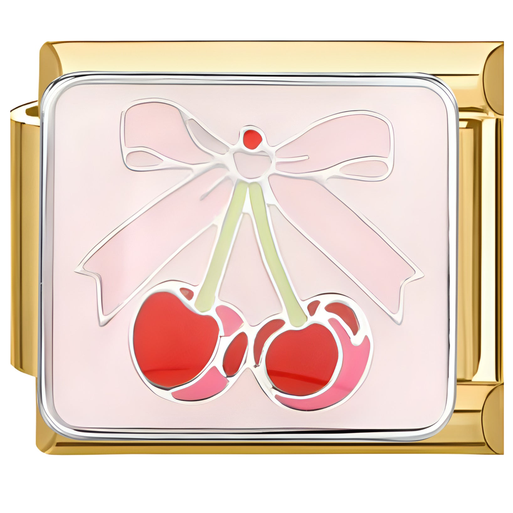 Wholesale Italian Charm Bracelet 9mm DIY Golden Fruit   Creative Stainless Steel Composable Bracelet