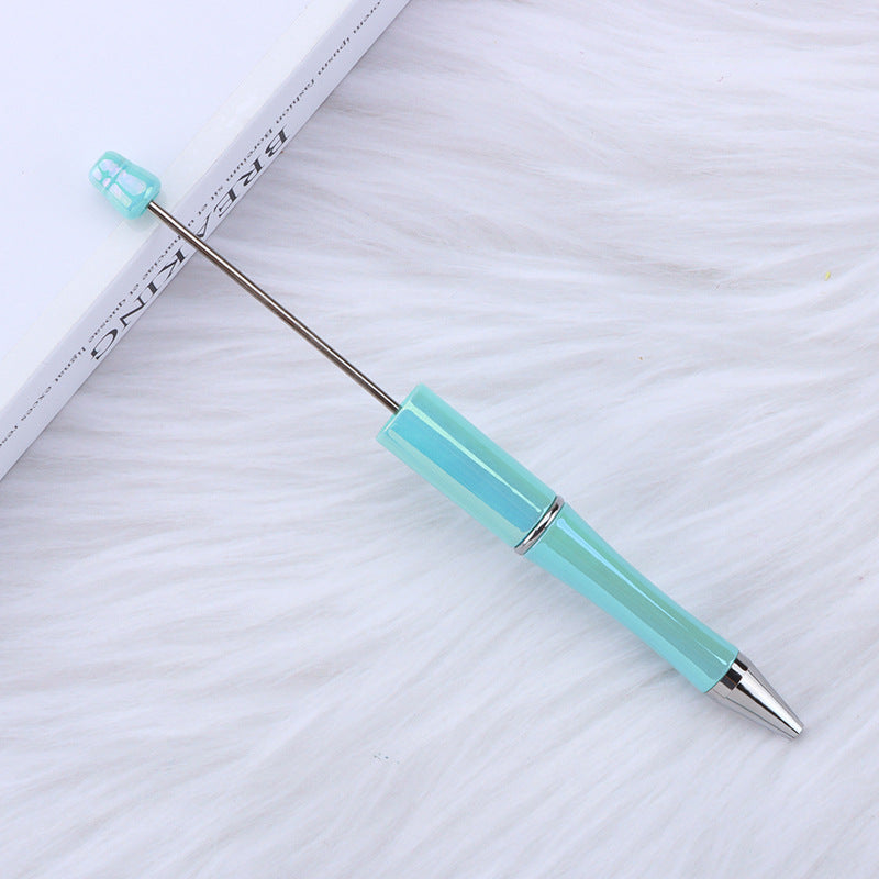 Wholesale 10pcs Beadable Pens Colorful UV Electroplating Colorful DIY Bead Pens ACC-PN-JinBN020