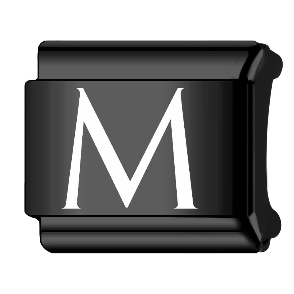 Wholesale Italian Charm Bracelet 9mm DIY Splicing Laser Letters Stainless Steel Composable Bracelet