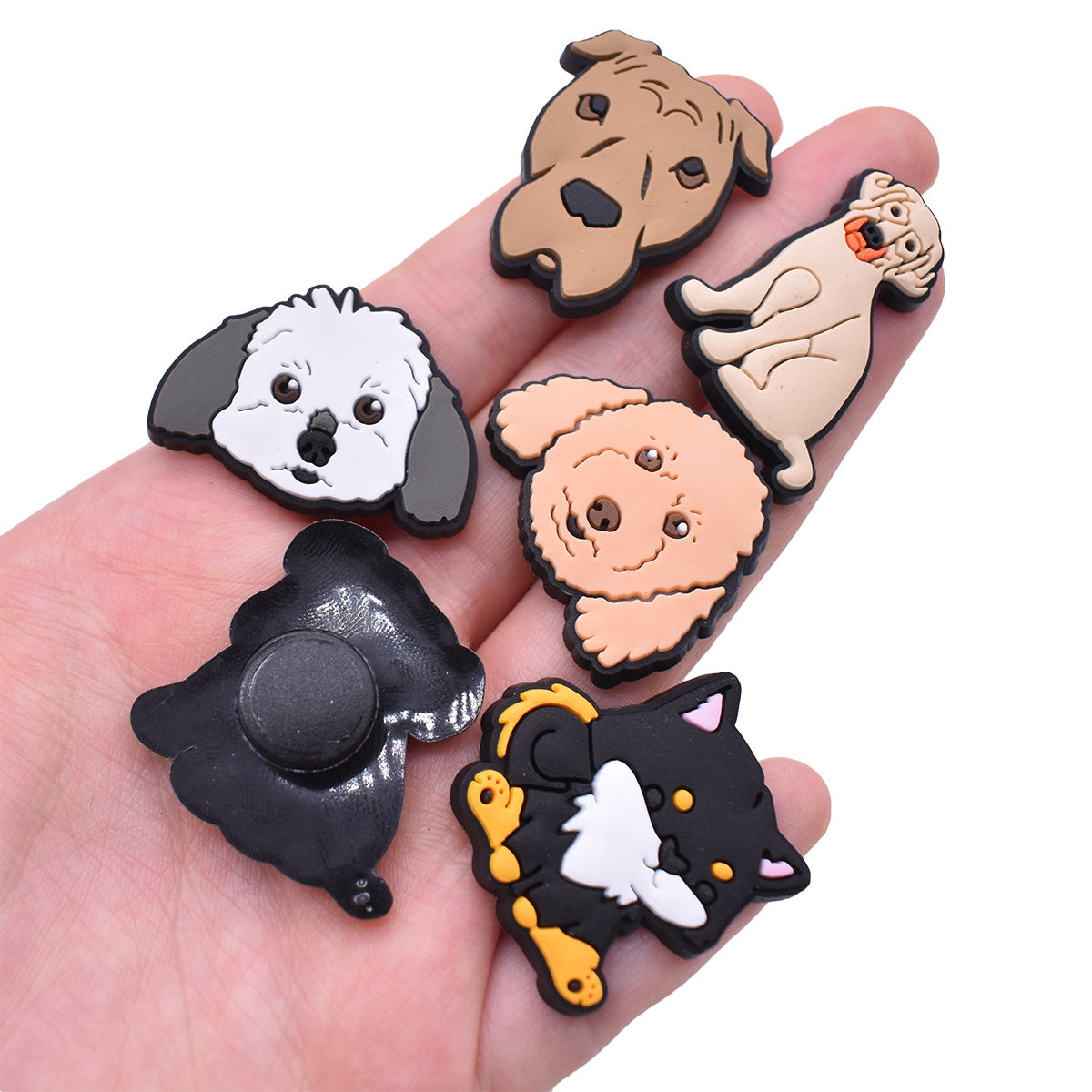 Wholesale Random 100pcs Cartoon Dog Series Shoes Accessories Shoes Charms
