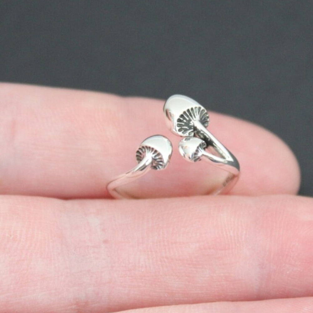 Wholesale  creative mushroom open ring female