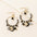 Wholesale  Bohemian Style Earrings Round Hollow Design Tassel Stainless Steel Earrings