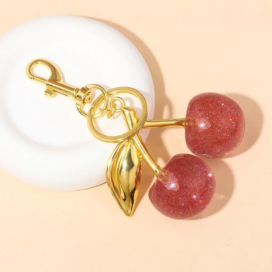Wholesale Cherry Pendant Keychain