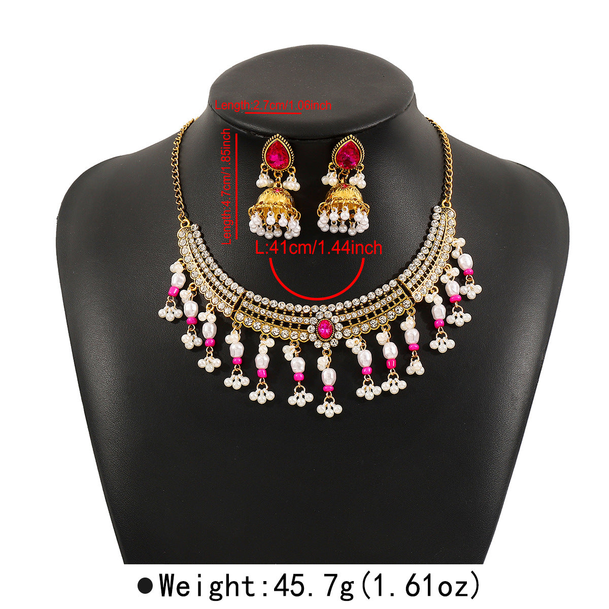 Wholesale Necklace and Earrings Set,  Exaggerated Stylish