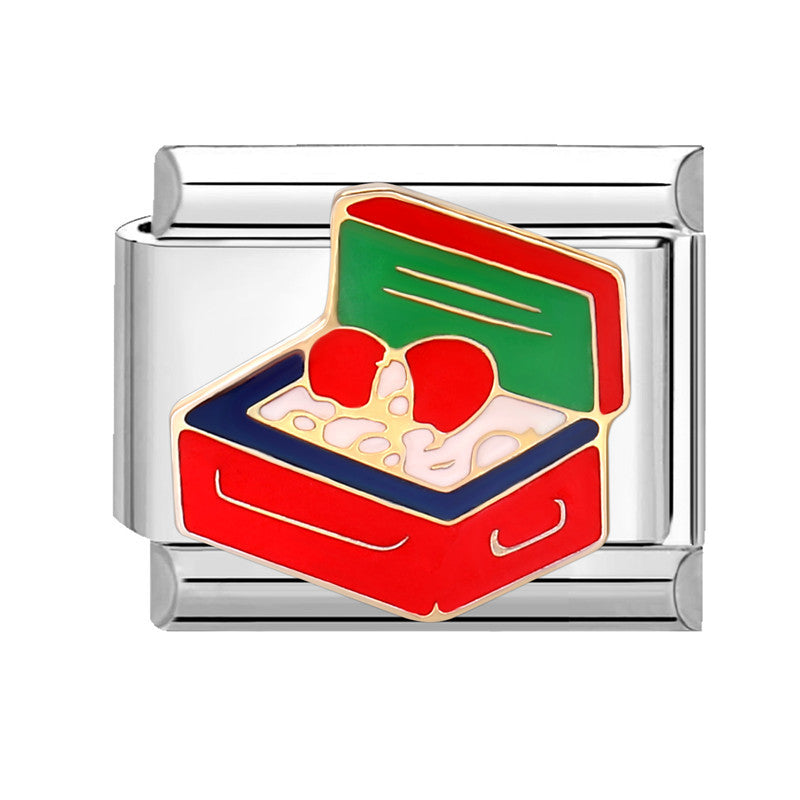 Wholesale Italian Module Creative Stylish Free DIY Cartoon Fashion Christmas Bracelet