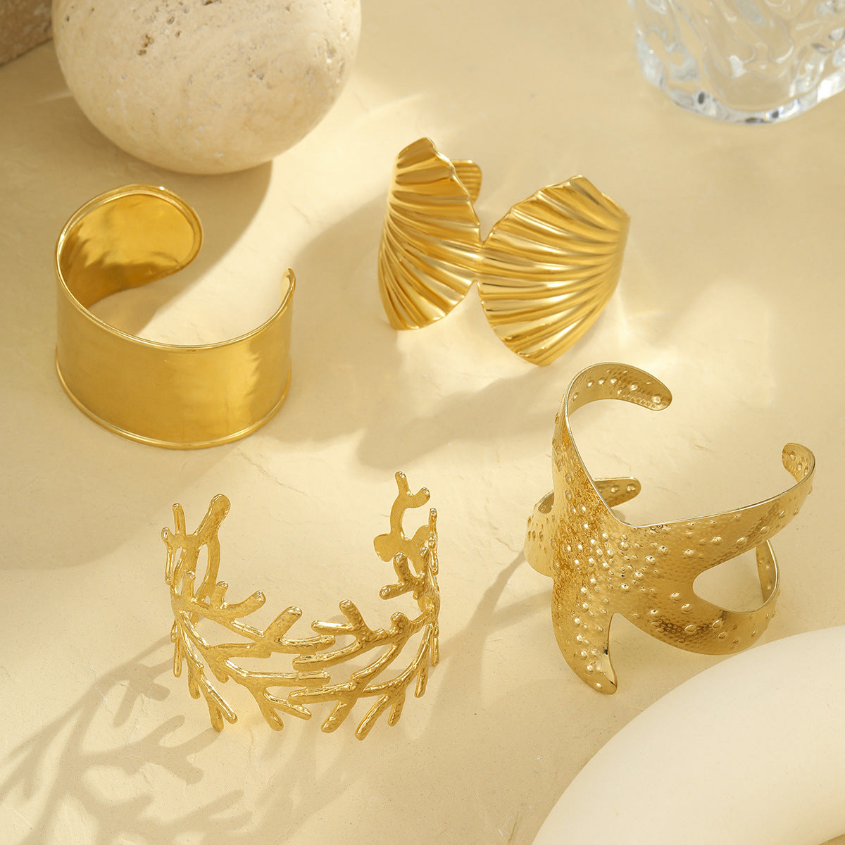 Wholesale Stainless Steel Bracelet Plated 18K Gold Bracelet