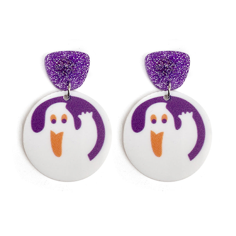 Wholesale Halloween funny cartoon earrings