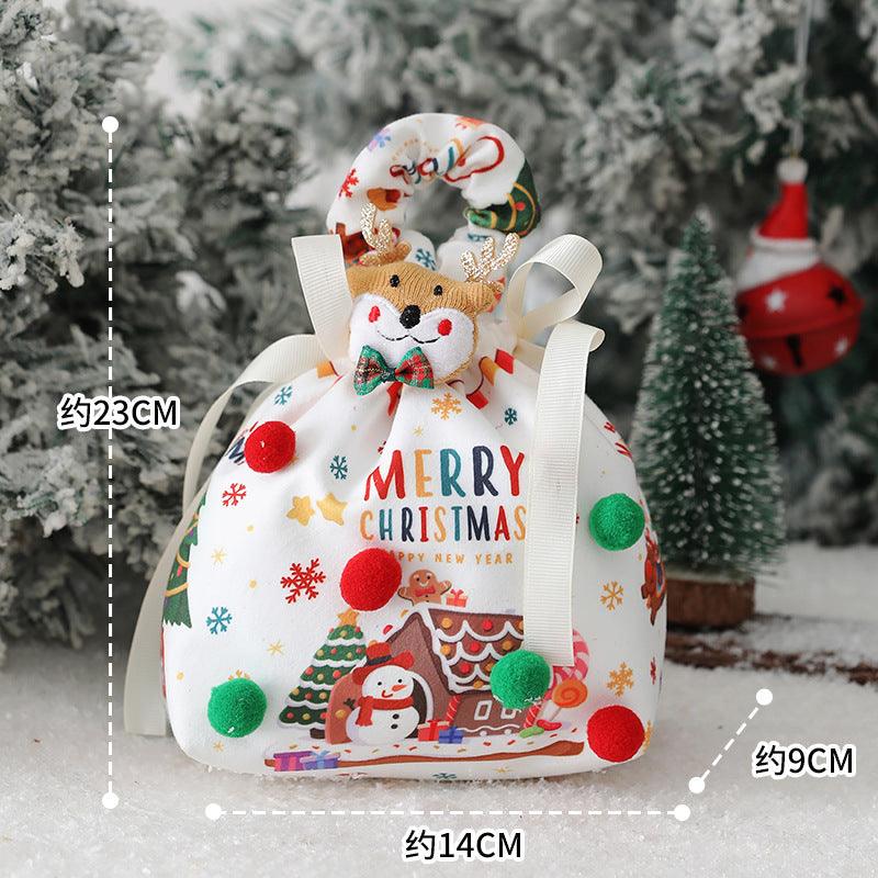 Wholesale Christmas Eve Apple Packaging Bag Decorations
