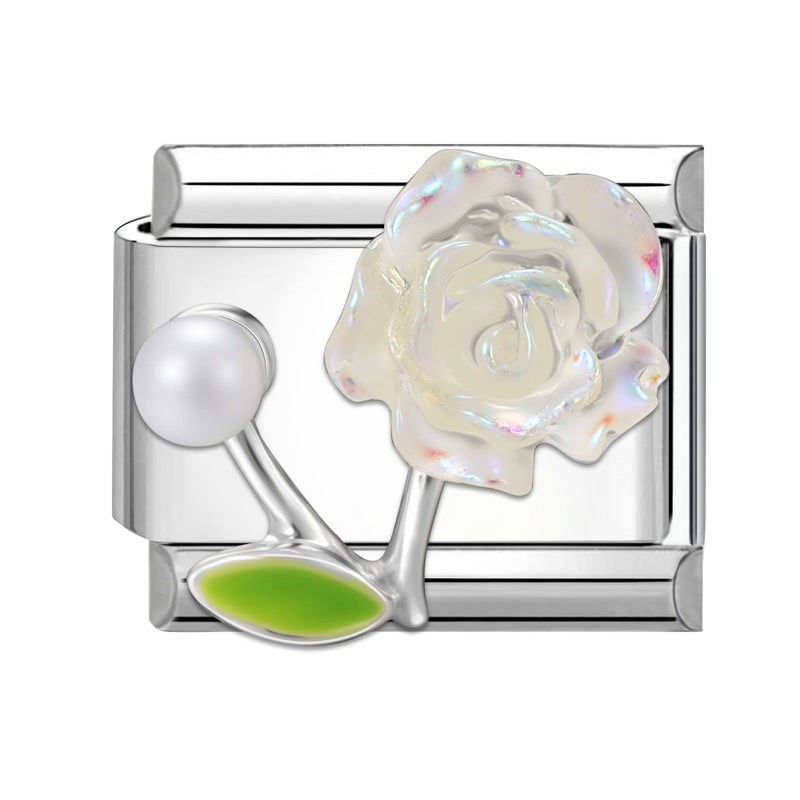 Wholesale Italian Charm Bracelet 9mm DIY Splicing Cute Creative Stainless Steel Composable Bracelet