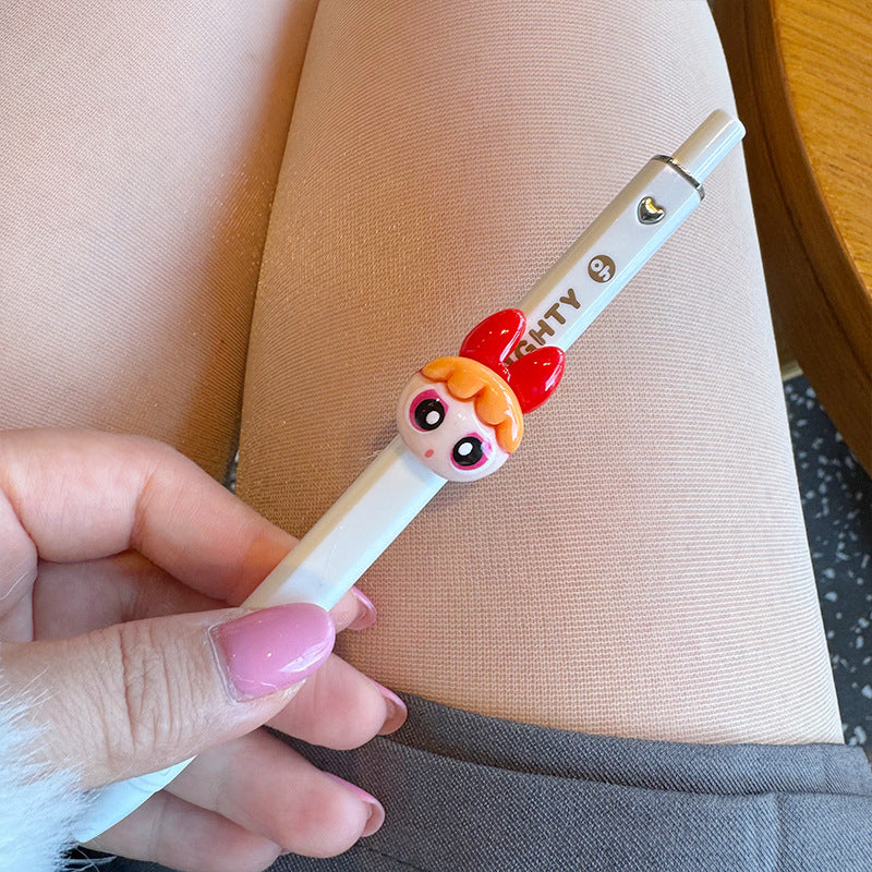 Wholesale Cartoon Cute Sweet Girl Character Ballpoint Pen ACCVIP-PN-Sanhe002