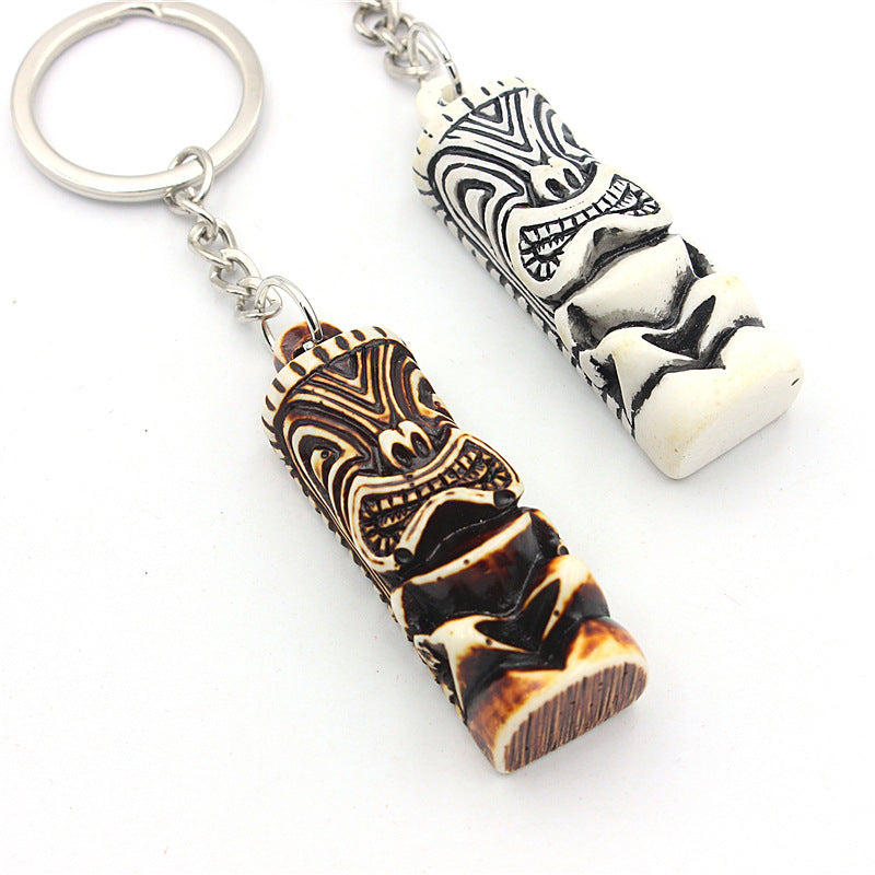 Wholesale Resin Based Statue Keychains ACC-KC-ShuangDe001