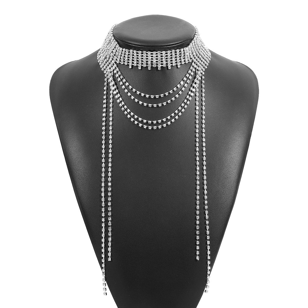 Wholesale party dinner choker necklace long cold claw chain multi-layer necklace