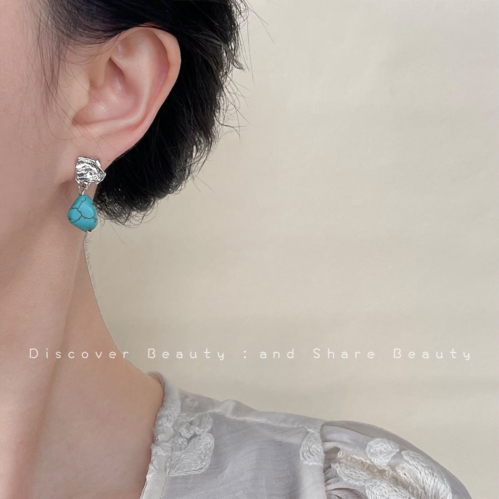 Wholesale Handmade Synthetic Turquoise Earrings