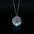 Wholesale  retro round star moon love oil drop luminous pendant necklace