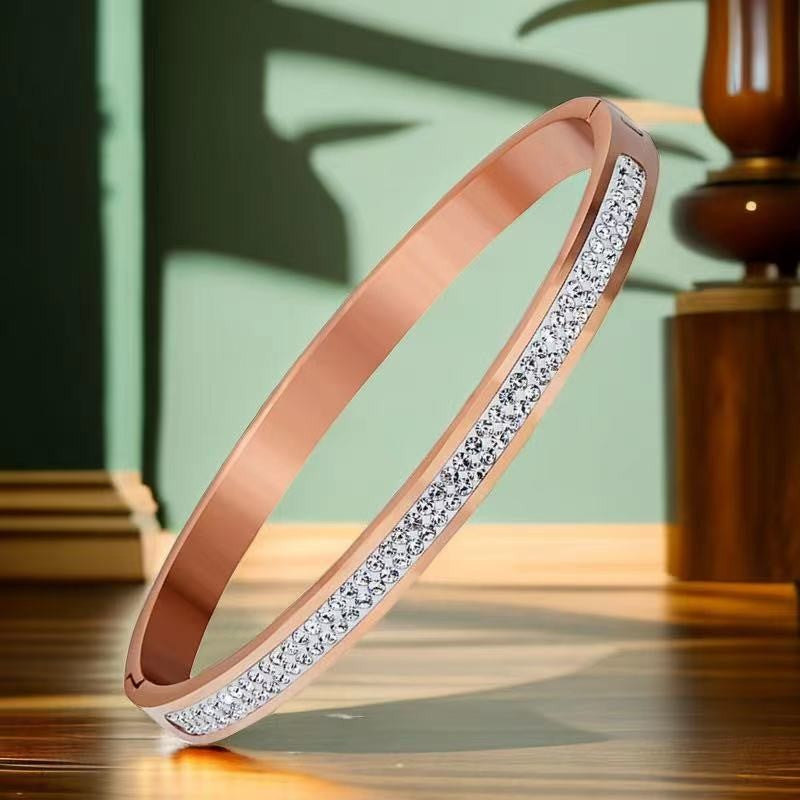 Wholesale Starry Sky Diamond Titanium Steel Bracelet ACC-BT-Ruih005