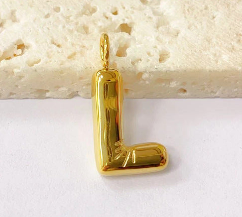 Wholesale Stainless steel bubble letter pendant