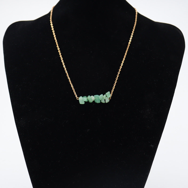 Wholesale Bohemian Style Natural Gravel Necklace