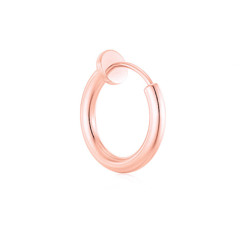 Wholesale titanium steel ear clip men's ear bone clip does not fade earrings