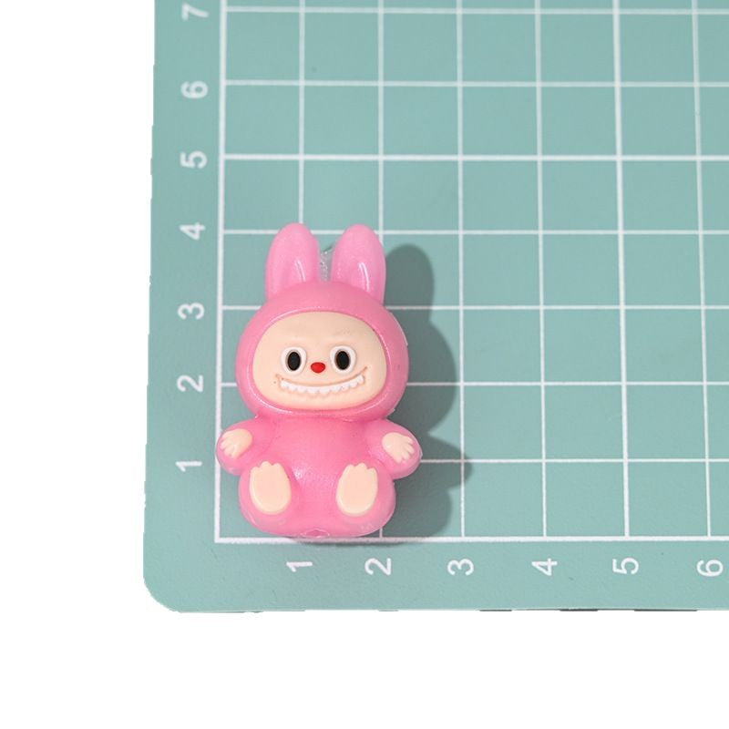 Wholesale 10pcs Rubber Cute Cartoon Beads DIY Bead Accessories