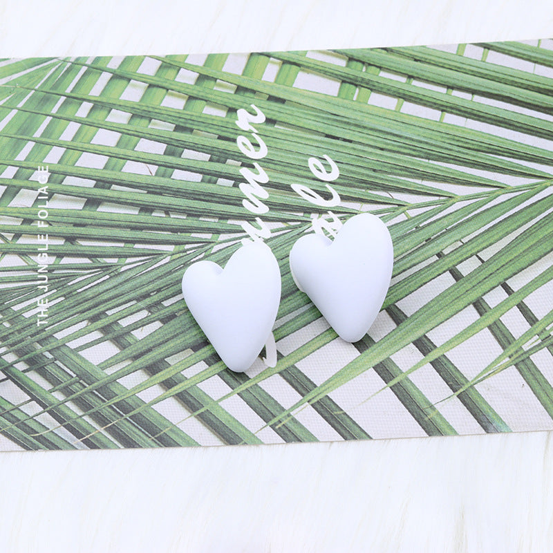 Wholesale Small Heart Valentine's Day Acrylic Earrings